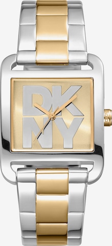 DKNY Analog watch ' City Maxi ' in Silver: front