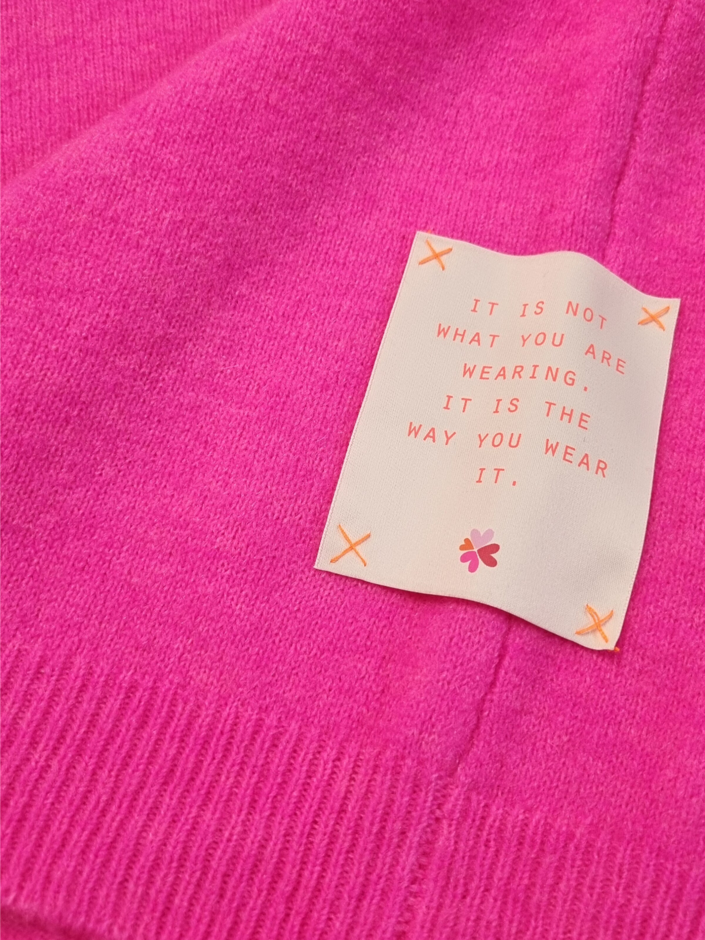 LIKS. Munich Pullover 'Keep the Feeling'‌‌‌‌‌‌‌ in Pink