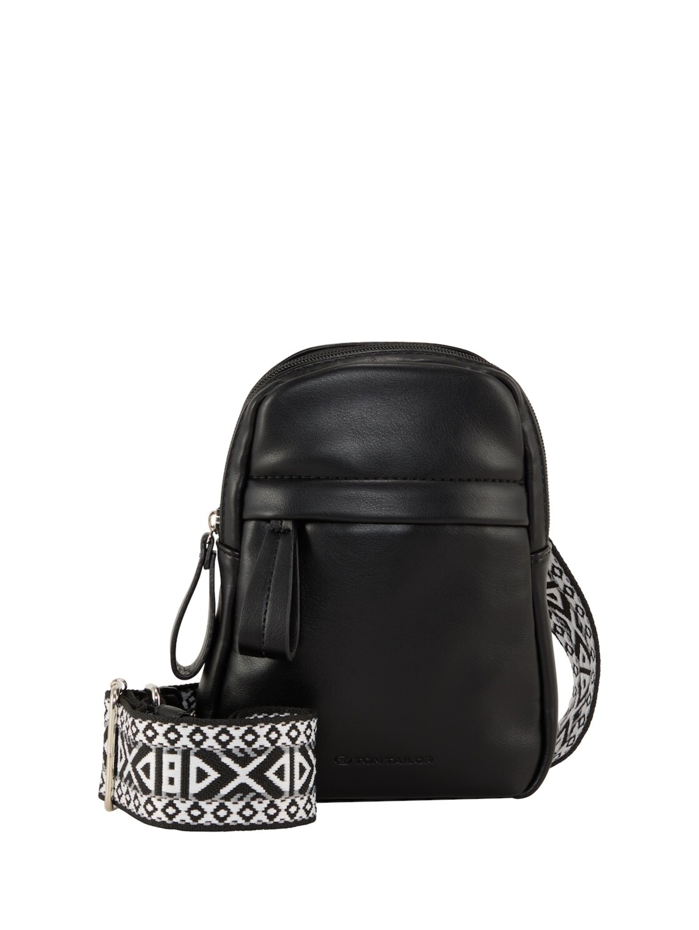 TOM TAILOR Backpack 'Palina' in Black: front
