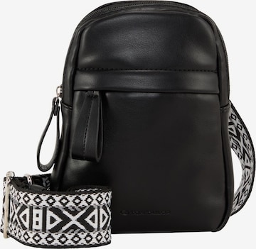 TOM TAILOR Backpack 'Palina' in Black: front