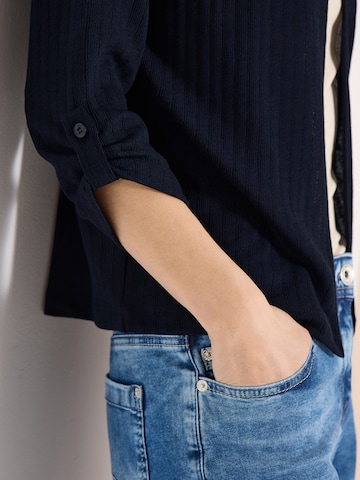 CECIL Gebreid vest in Blauw