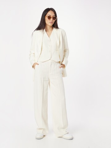 Wide Leg Pantalon 'Desk' DRYKORN en blanc