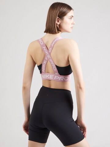 NIKE Bustier Biustonosz sportowy w kolorze czarny