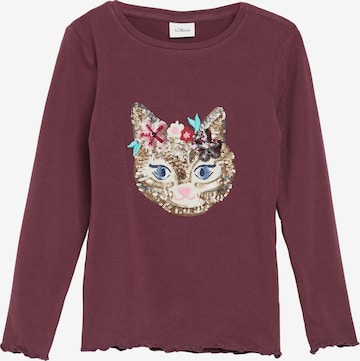 s.Oliver Shirt in Rood: voorkant