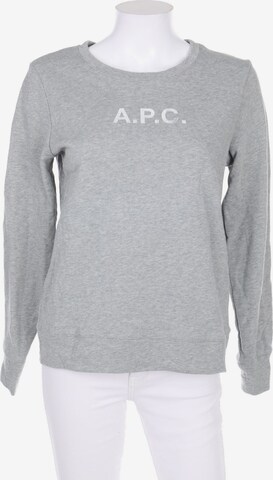 A.P.C. Sweatshirt S in Grau: predná strana