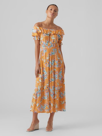 VERO MODA Summer Dress 'Erika' in Orange