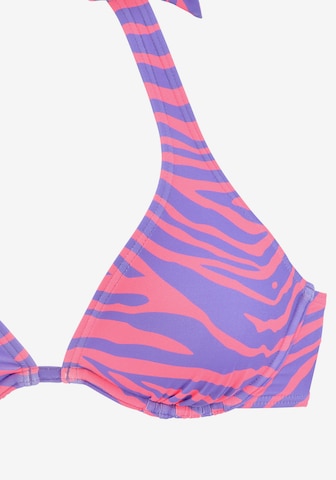 VENICE BEACH Triangle Bikini Top 'Fjella' in Purple