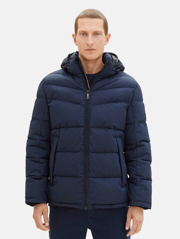 TOM TAILOR Winterjas in Blauw: voorkant