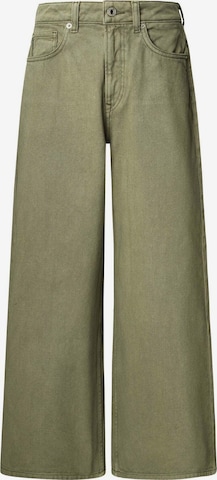 Pepe Jeans Wide Leg Jeans 'Jaimy' in Grün: Vorderseite