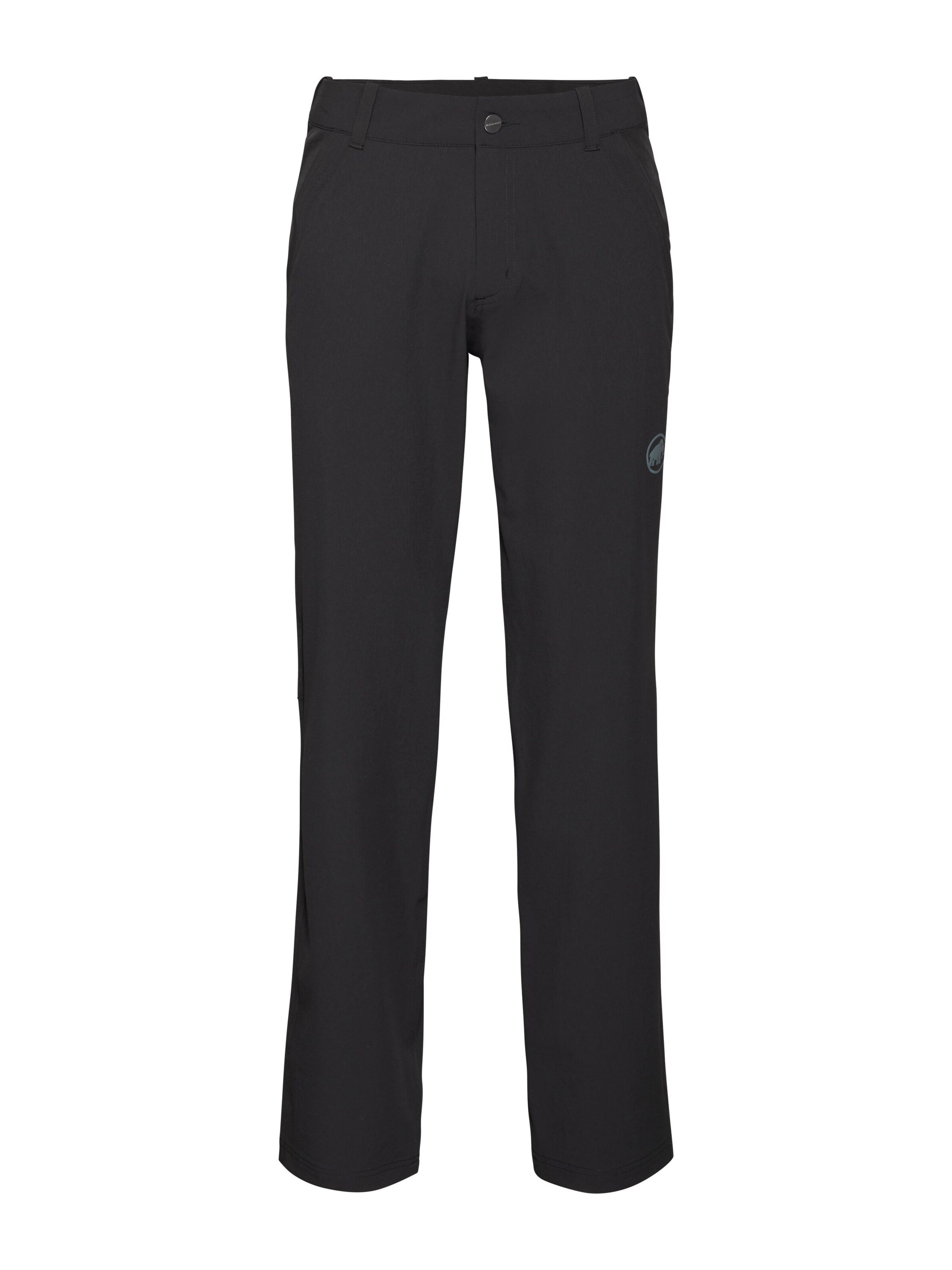 MAMMUT Regularen Outdoor hlače 'Hiking V' | črna barva: sprednja stran