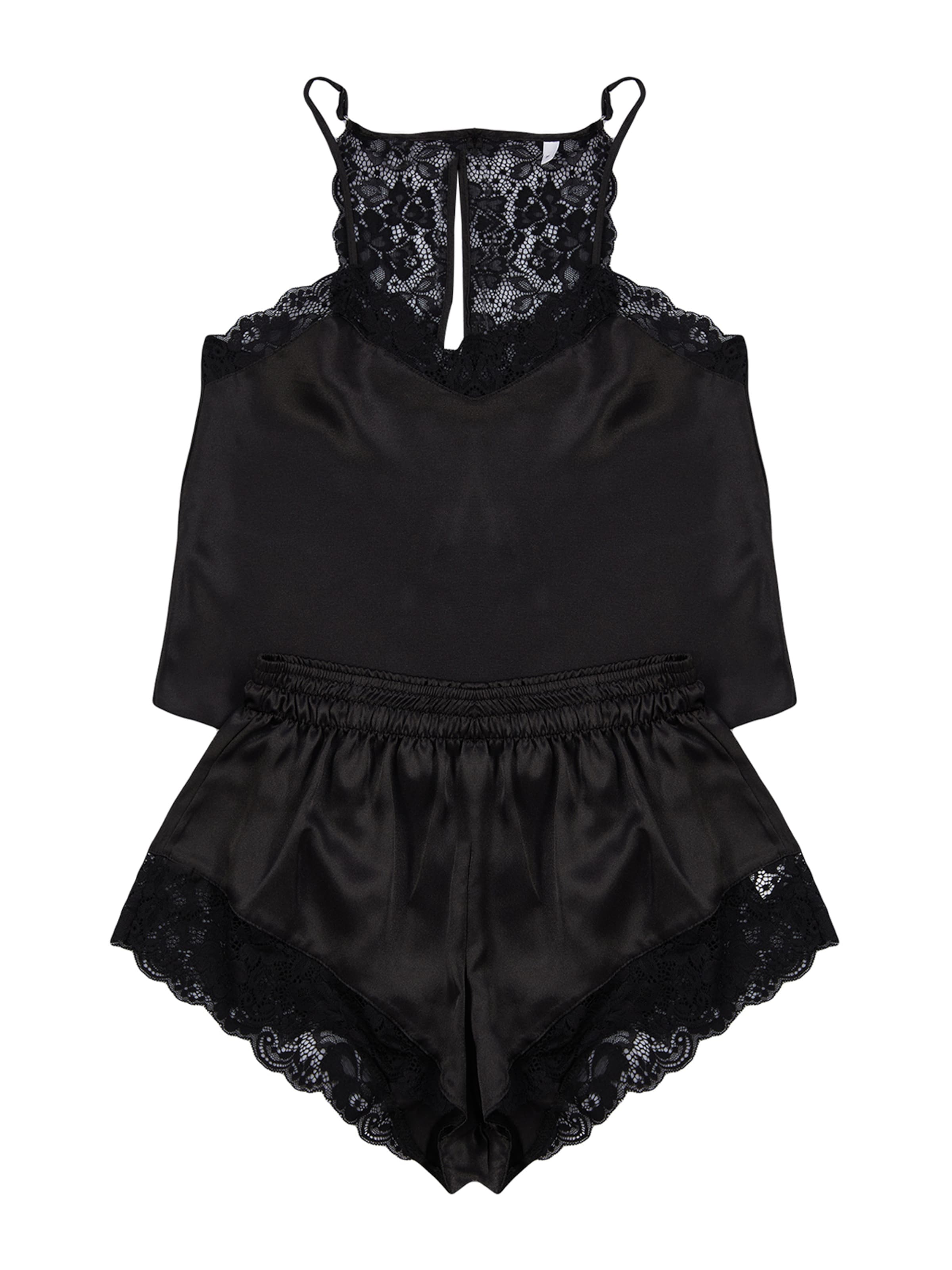 Trendyol Шорты в Черный: спереди