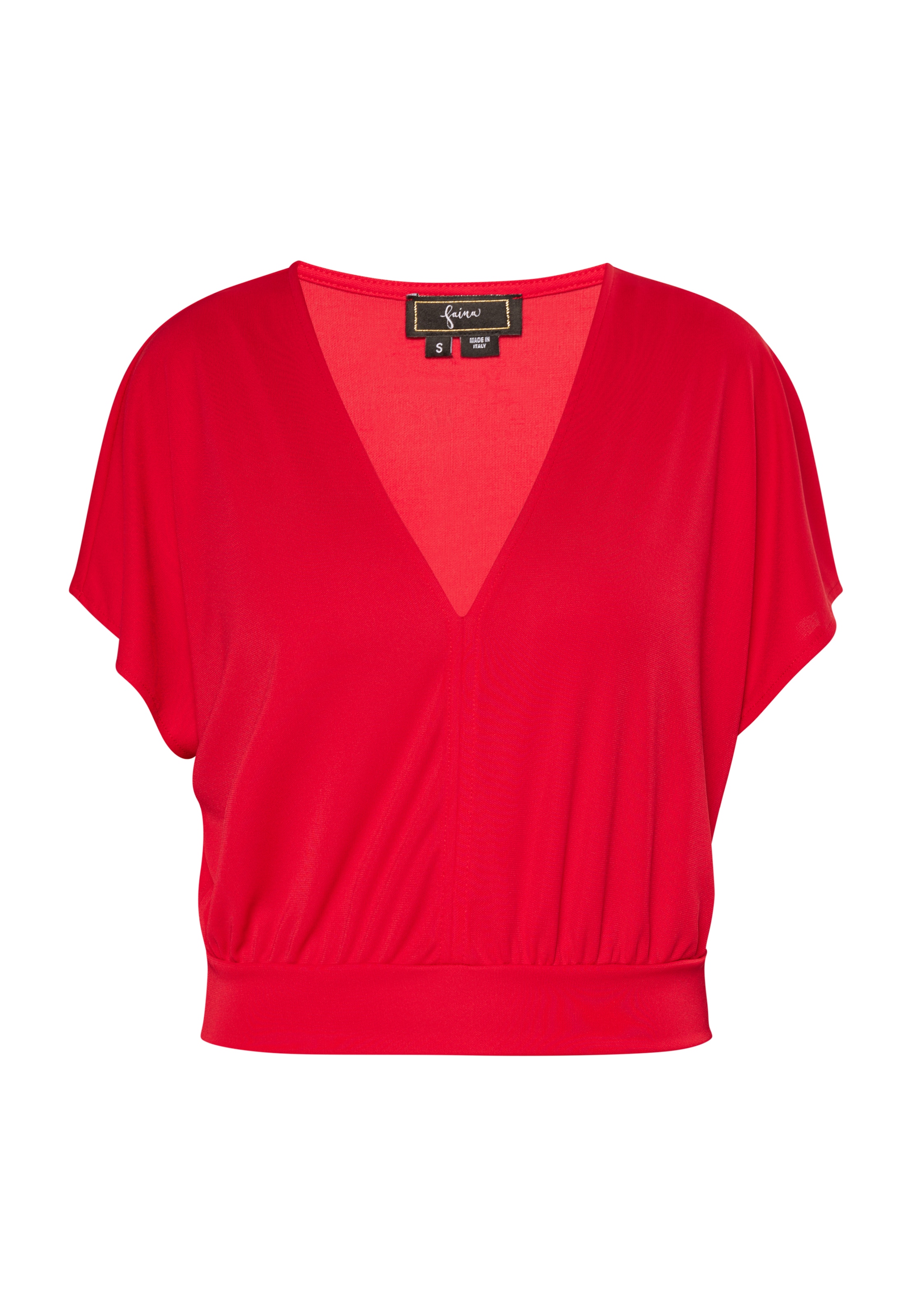 faina - Camisa em vermelho: frente