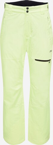 CMP Regular Outdoor trousers in Yellow: front