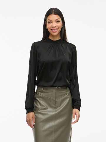 VILA Shirt 'VISofie' in Zwart: voorkant