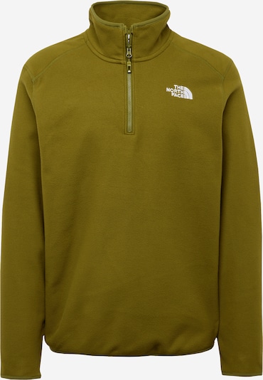 THE NORTH FACE Athletic Sweater '100 GLACIER' in Olive / White, Item view