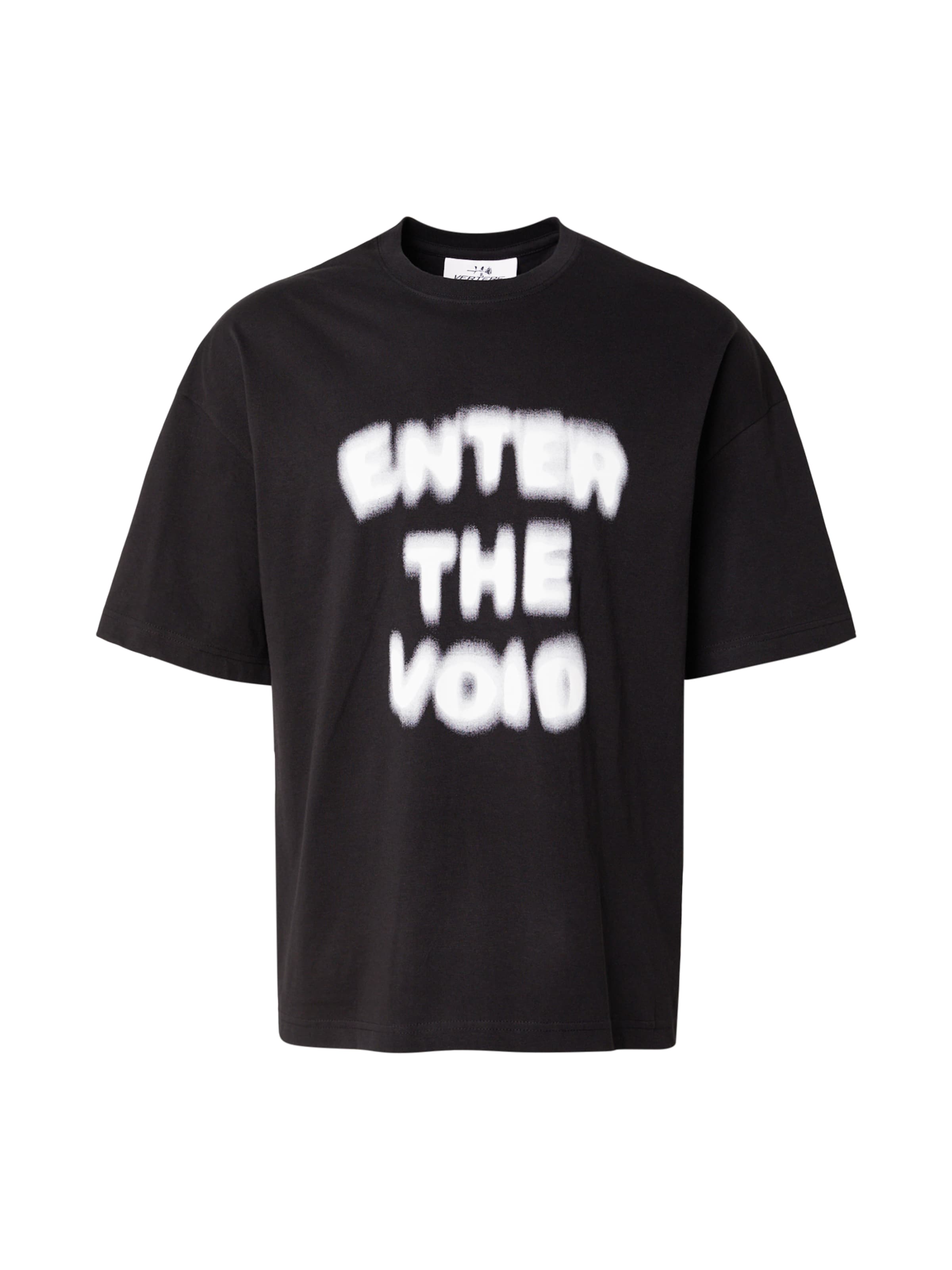 Vertere Berlin T-Shirt 'ENTER THE VOID' in Schwarz: Vorderseite