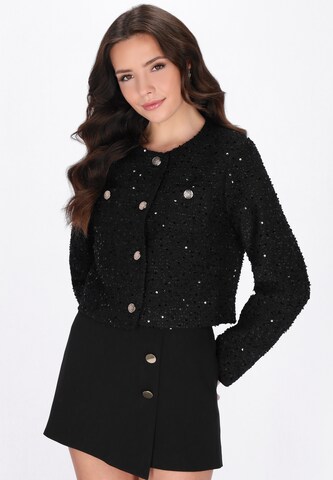 faina Blazer in Black: front