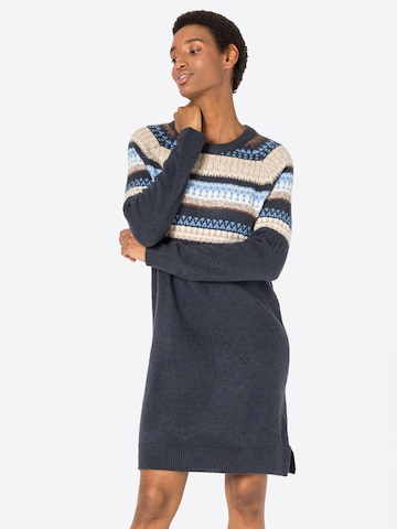 Fransa Knitted dress 'ISABELLA' in Blue: front