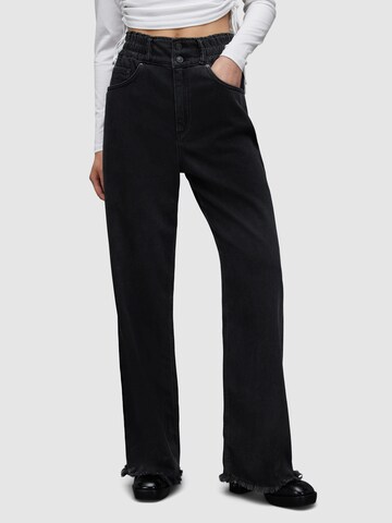 Wide leg Jeans 'HAILEY' di AllSaints in nero: frontale