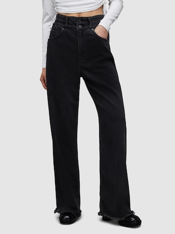 AllSaints Wide leg Jeans 'HAILEY' in Zwart: voorkant