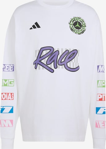 ADIDAS PERFORMANCE - Camiseta funcional en blanco: frente