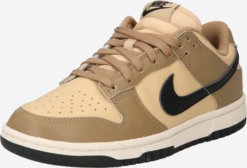 Nike Sportswear Låg sneaker 'DUNK LOW' i brun: framsida