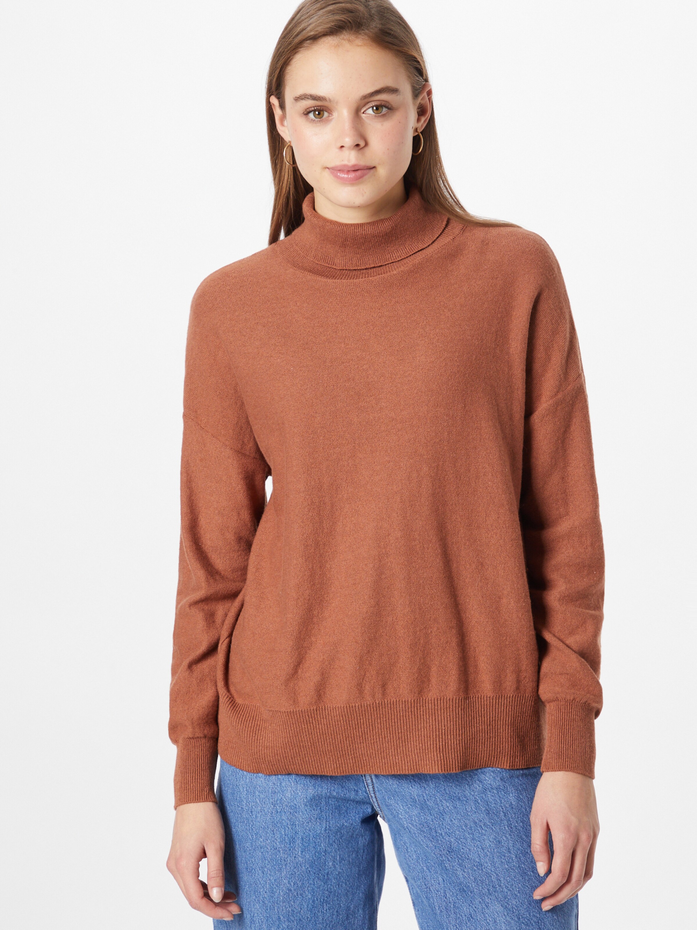 Frauen Pullover & Strick Noa Noa Pullover in Rostbraun - GV07045 Frauen Pullover & Strick Noa Noa Pullover in Rostbraun - GV07045