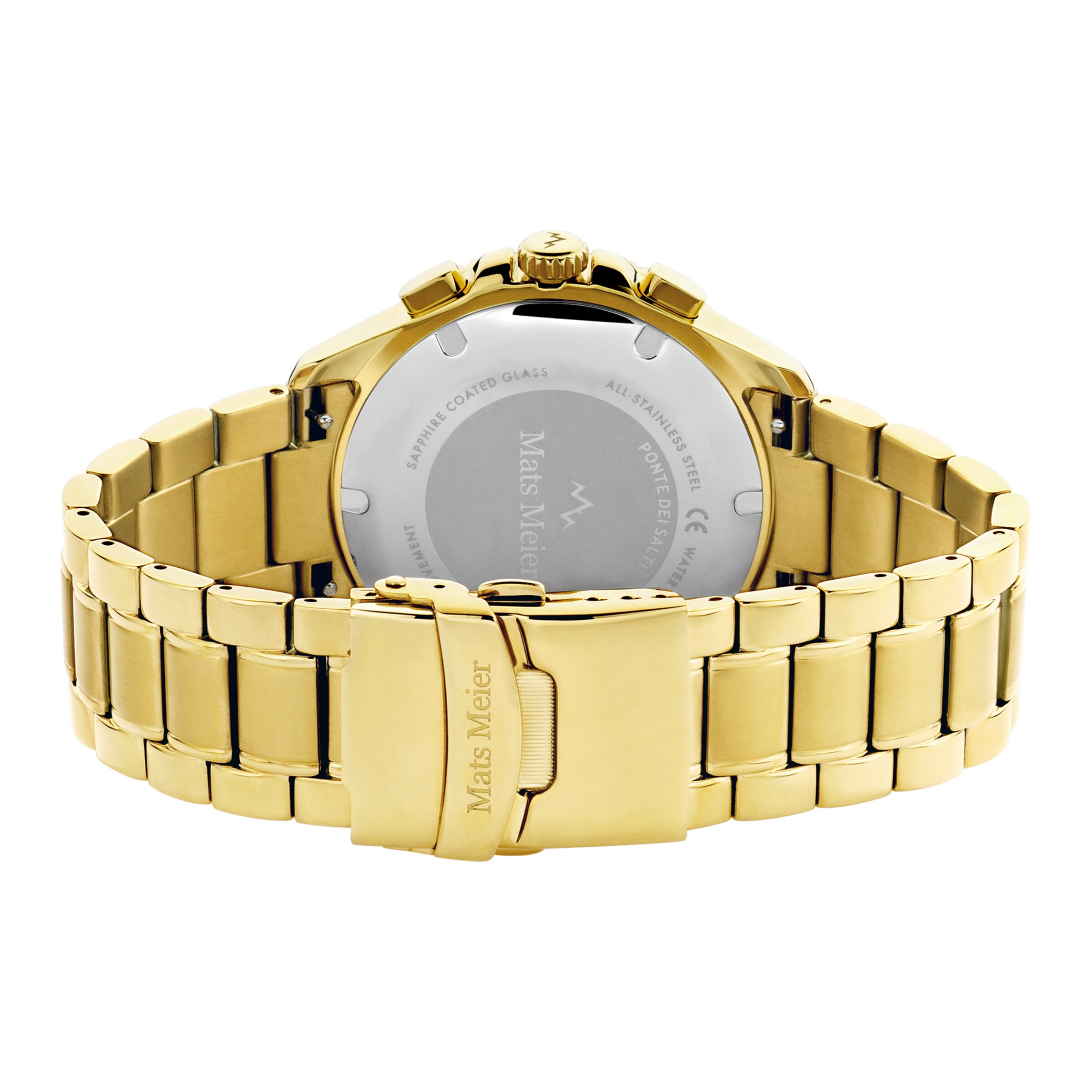 Mats Meier Analog Watch in Gold