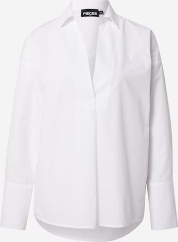 PIECES Blouse 'Jane' in White: front