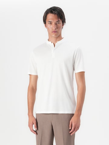 DRYKORN T-shirt 'LOUIS' i vit: framsida