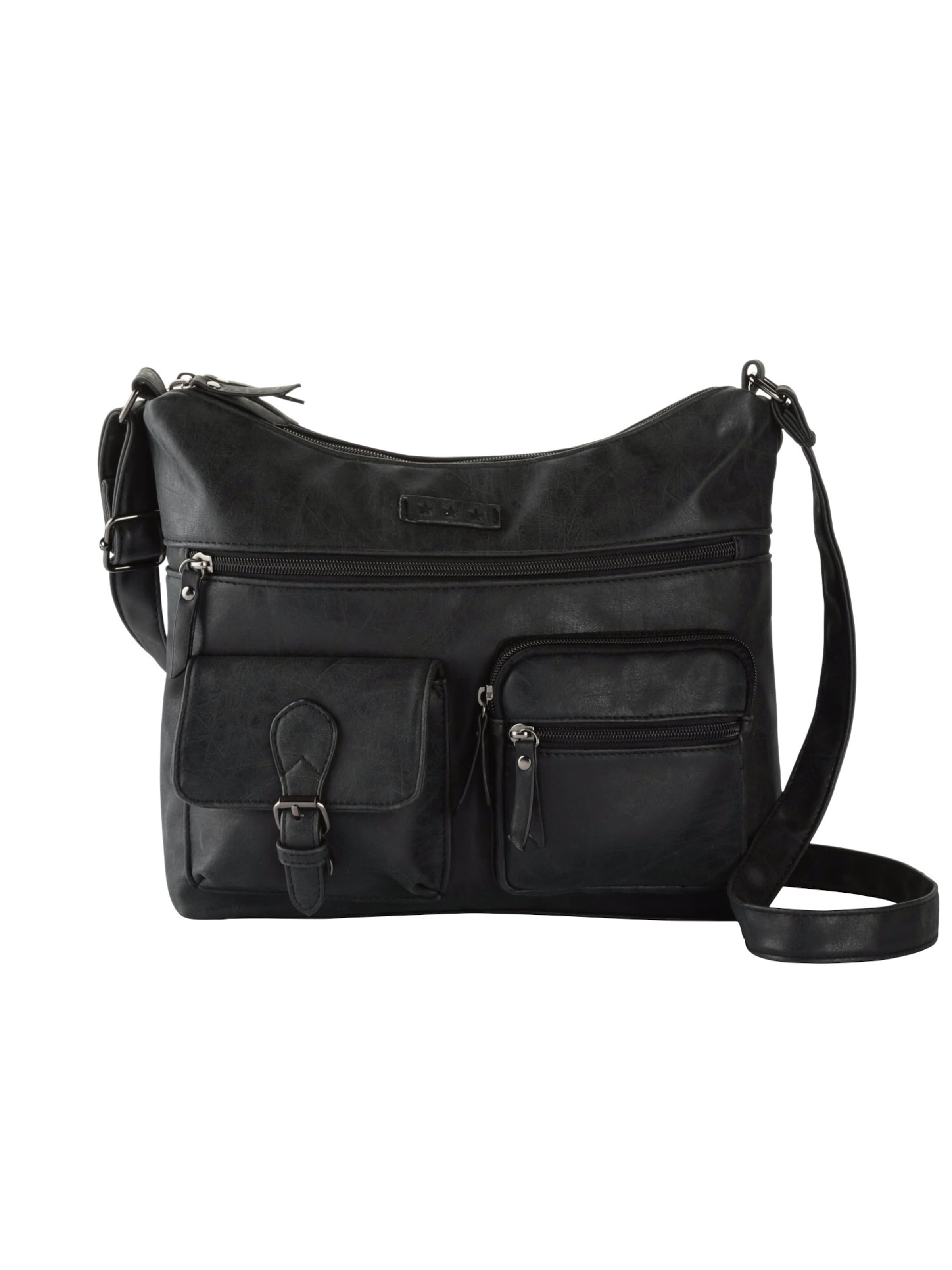 bonprix Crossbody Bag in Black: front