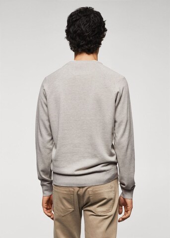 MANGO MAN Pullover 'Ten' in Grau