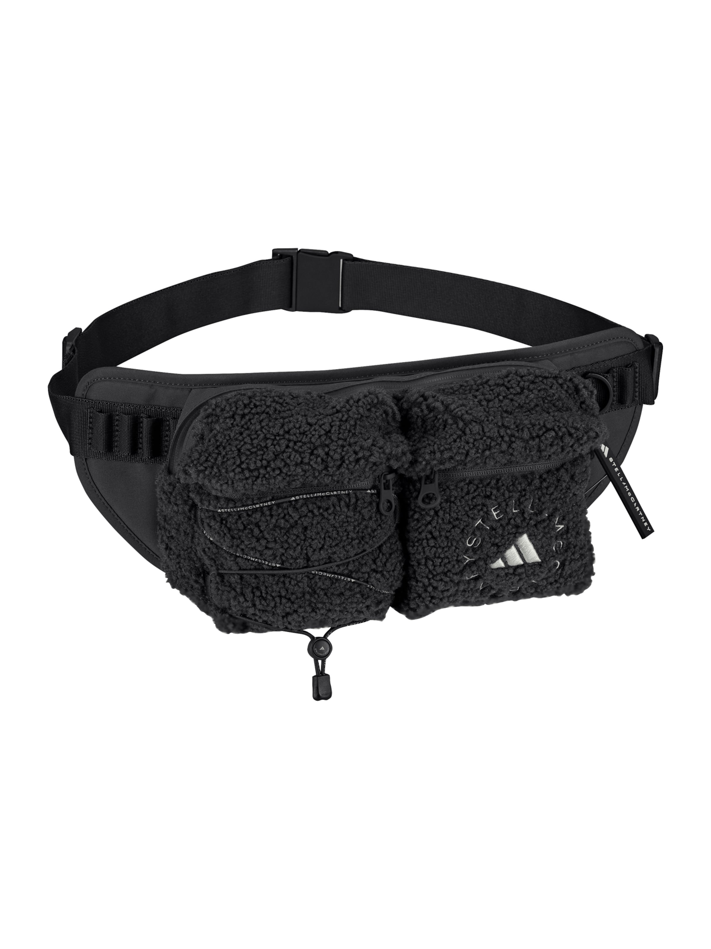 Sacs banane de sport ADIDAS BY STELLA MCCARTNEY en noir : devant