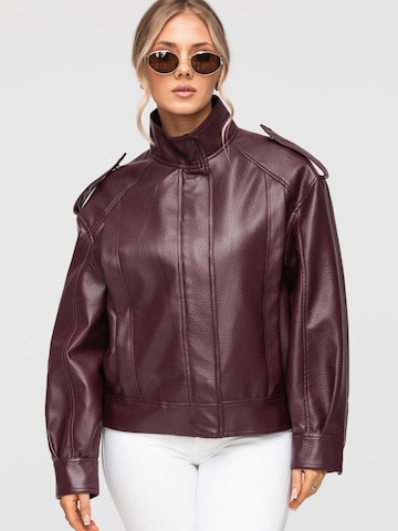 Ombre Übergangsjacke‌‌‌‌‌‌‌‌‌ in Rot: Vorderseite