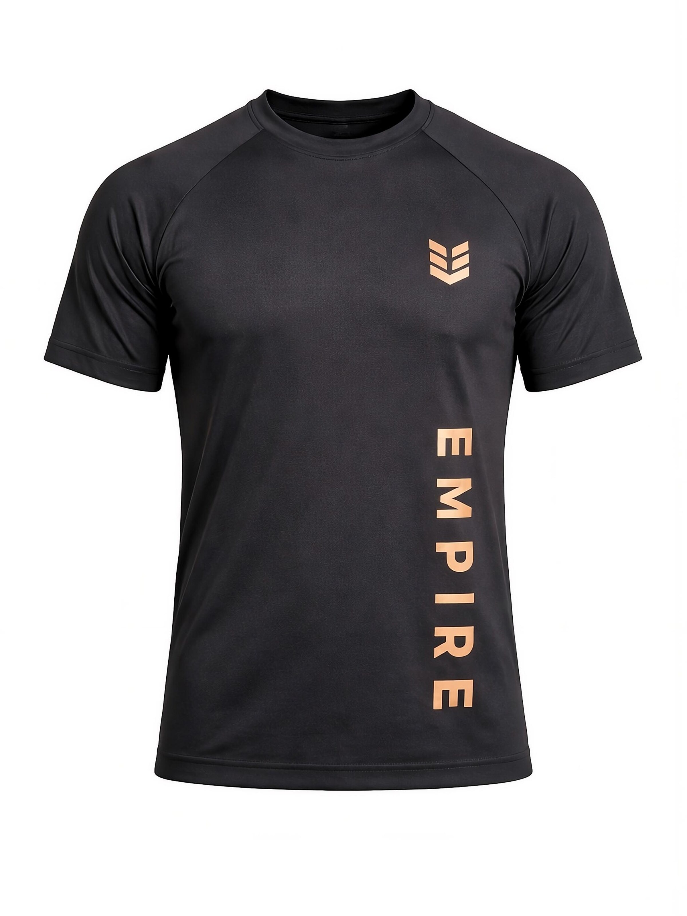 Empire Embodied Performance Shirt 'T-Shirt Adonis Training' in Black: front