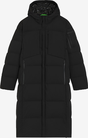 BOSS Wintermantel in Schwarz: Vorderseite