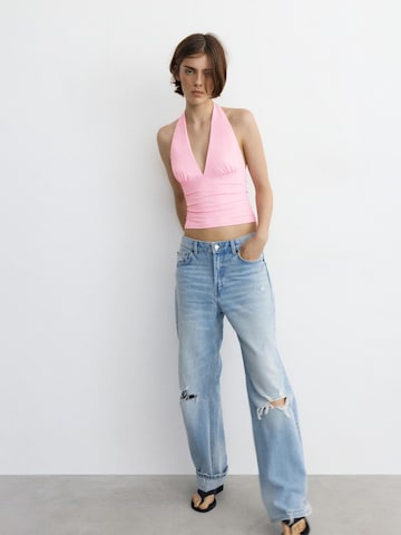 Pull&BearTop - roza boja: prednji dio