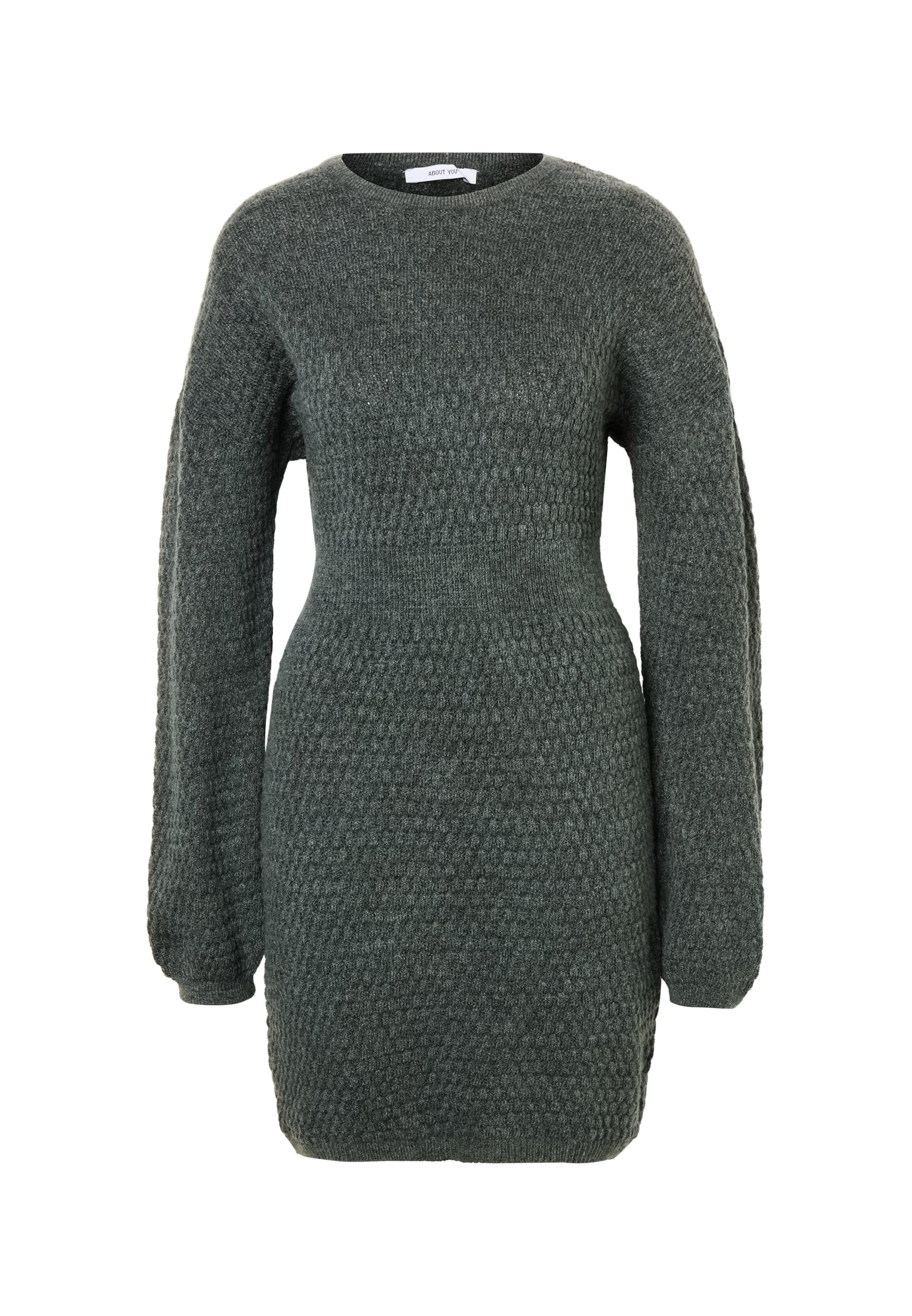 Robes en maille 'Irene' ABOUT YOU en vert : devant