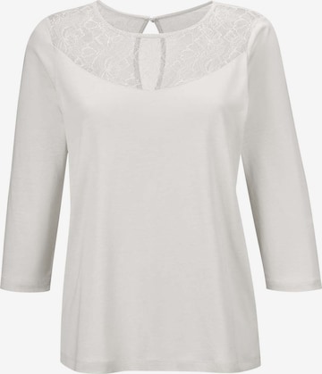 T-shirt MADELEINE en blanc : devant