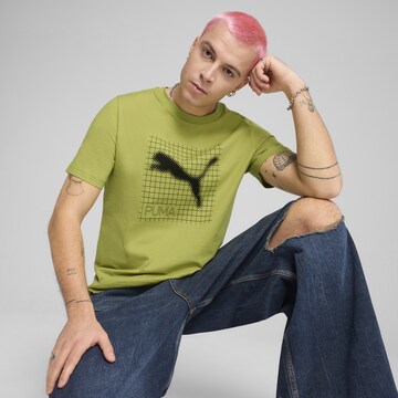 PUMA T-Shirt 'Pumatech' in Grün