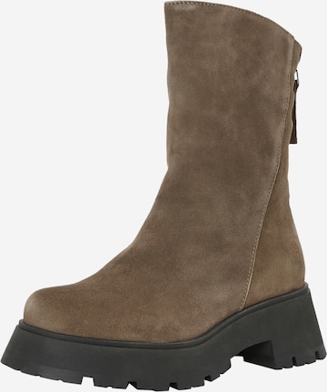 Apple of Eden Ankle Boots 'ARYA' in Green: front