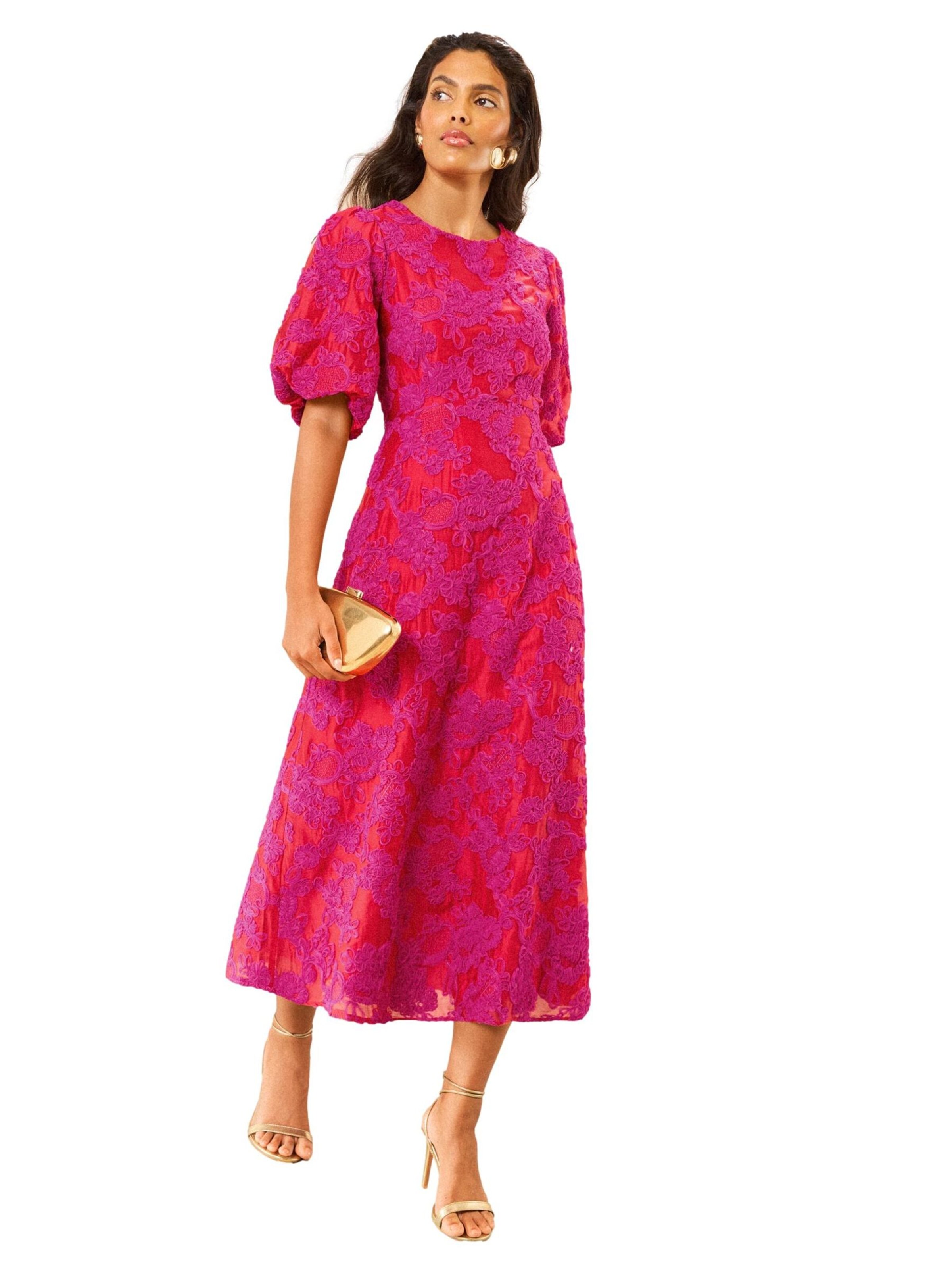 Robe love & roses en rouge : devant