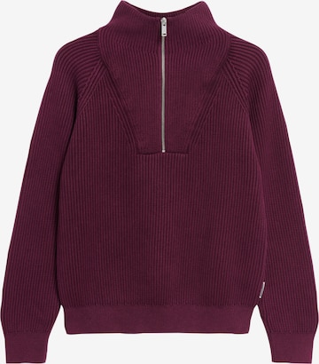 ARMEDANGELS Strickpullover RONYIAAS GMT DYE in Rot: Vorderseite