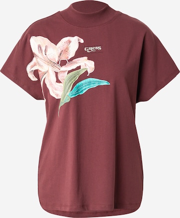 GUESS Paita 'SL MOCK' värissä punainen: etupuoli