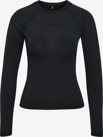 T-shirt fonctionnel Hummel en noir : devant