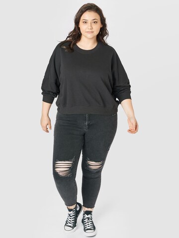 Cotton On Curve Sweatshirt in Black