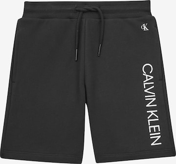 Regular Pantaloni de la Calvin Klein Jeans pe negru: față