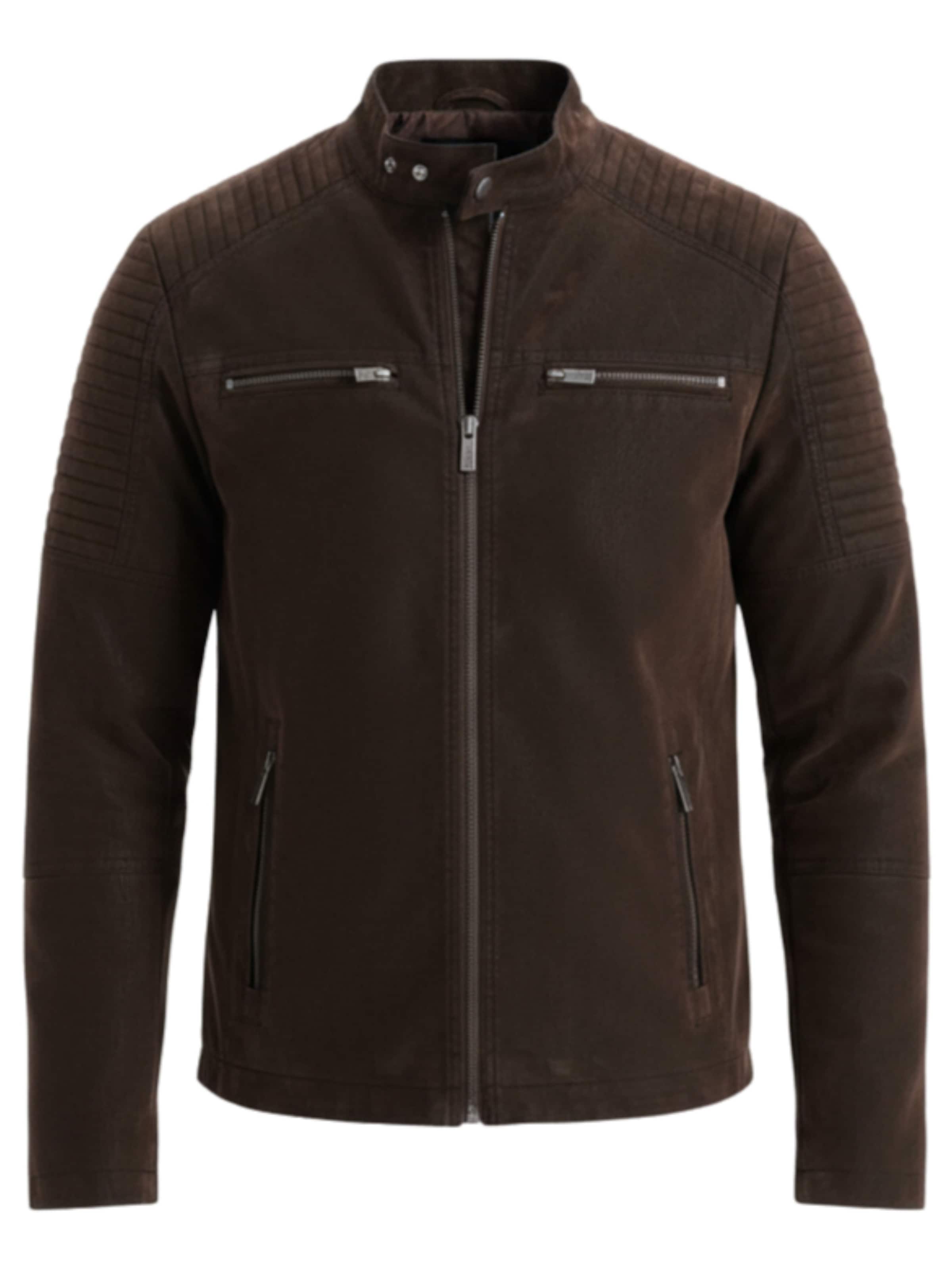 Ombre Tussenjas in Bruin: voorkant