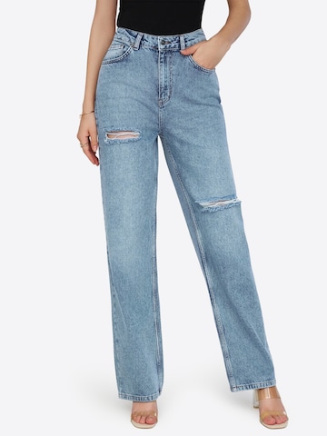 Imily Bela Loosefit Jeans in Blauw: voorkant