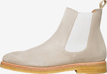 Henry Stevens Chelsea boots 'Marshall CB' in Beige